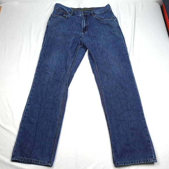 Tommy Bahama Jeans Men's 36x32 Classic Fit Straight Leg Blue Denim 5 Pockets - Picture 1 of 10